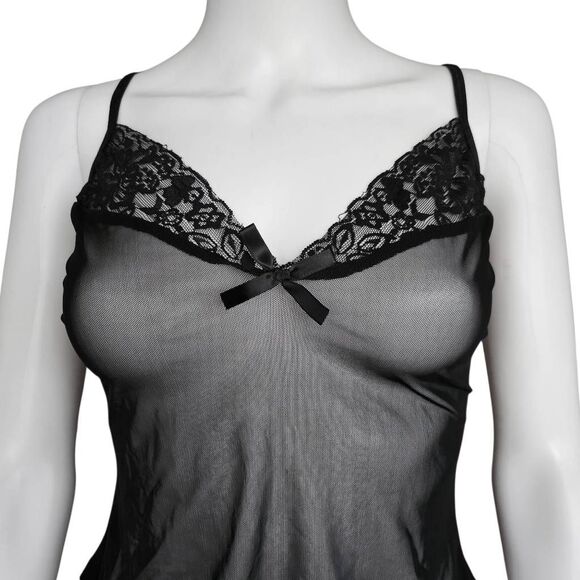 90s vintage goth mesh cami - Picture 3 of 6